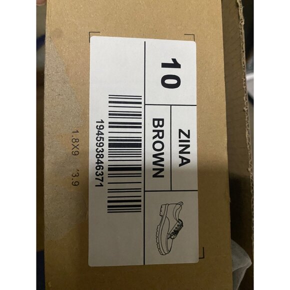 Journee Collection Women's Brown Zina Lace up Lug Sole Oxford Shoes Size 10M NIB - Picture 4 of 4